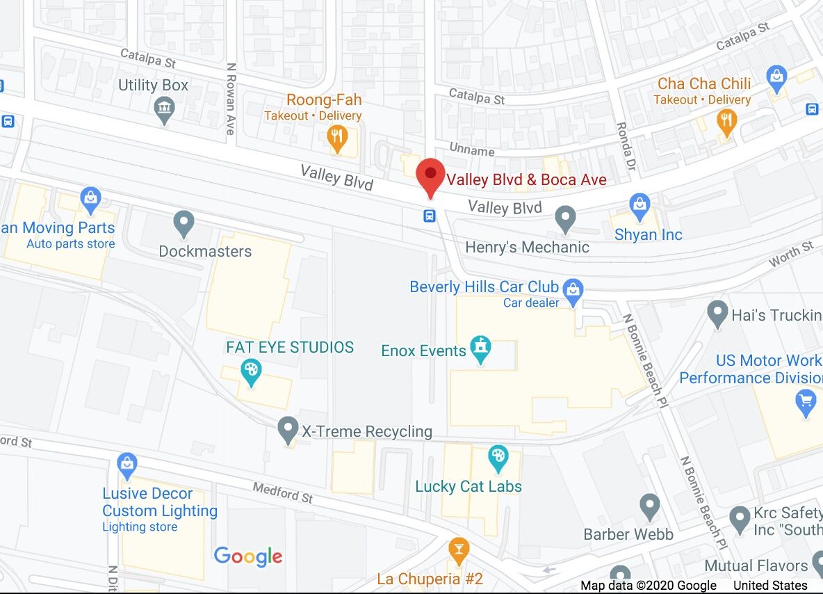Valley Boulevard and Boca Avenue